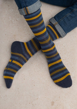 Multicoloured Stripe Socks