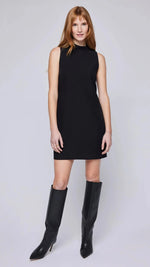 little black dress, exposed zipper, mock neck, lined, mini dress, midi dress, Winnipeg, Manitoba