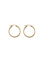 Lisbeth fauna gold medium sized classic 14k gold filled everyday wear hoop earrings Manitoba Canada