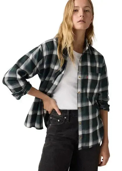 Flannel Shirt, Plaid, Cotton Shirt, Levi's, Winnipeg, Manitoba, Canada