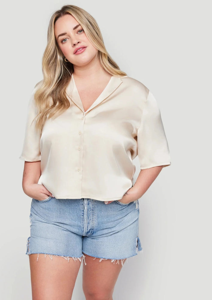 Moxie Button Down Top