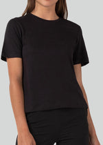 Pure & Simple cotton crew neck basic black t-shirt Canadian Pure & Simple Manitoba Canada