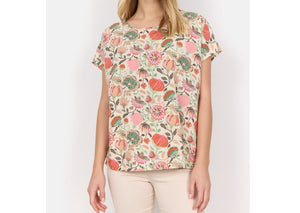 
            
                Load image into Gallery viewer, Floral, Shirt, Womens Blouse, Scoop Neck, Winnipeg, Manitoba
            
        