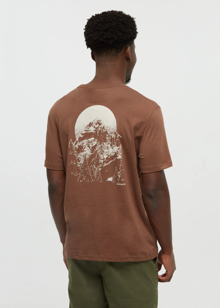 Mens graphic tee, brown, soft, cotton, 10 Tree, ten tree, Winnipeg, Manitoba, Canada