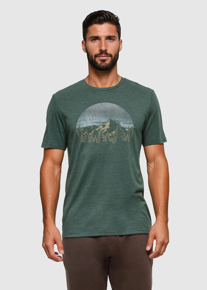 Mens Graphic Tee, Soft Cotton, Teal, Green, Mens Tshirt, Winnipeg, Manitoba, Canada, Ten Tree, 10 Tree