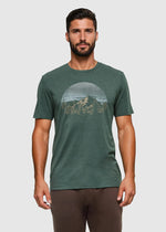 Mens Graphic Tee, Soft Cotton, Teal, Green, Mens Tshirt, Winnipeg, Manitoba, Canada, Ten Tree, 10 Tree