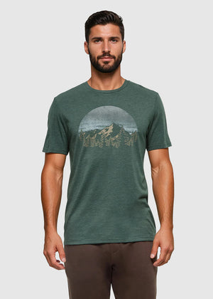 Mens Graphic Tee, Soft Cotton, Teal, Green, Mens Tshirt, Winnipeg, Manitoba, Canada, Ten Tree, 10 Tree