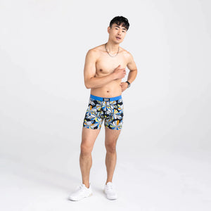 relaxed fit ultra boxer brief with fly flower pop blue by saxx underwear manitoba canada
