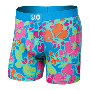 
            
                Load image into Gallery viewer, saxx vibe island soul bright tropical floral boxer brief underwear manitoba canada
            
        