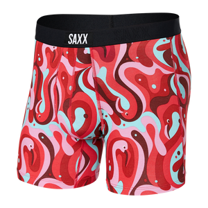 Saxx underwear vibe ball park pouch boxer brief super soft valentines lava lamp flamingo print Manitoba Canada
