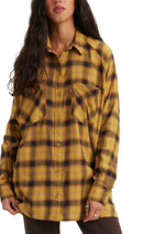 Levi's dijon mustard plaid flannel shirt Manitoba Canada