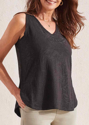 Palm Burnout Tank Top