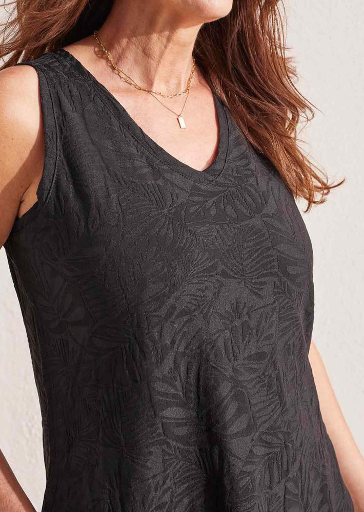 Palm Burnout Tank Top