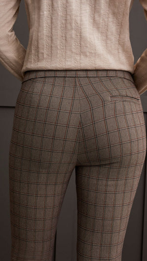 Nixon Plaid Pull On Pants