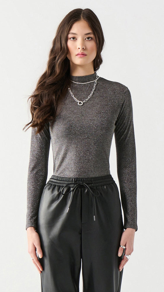 Sparkly, Long Sleeve, Fitted Blouse, Holiday, Silver, Winnipeg, Manitoba, Dex Manitoba