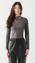 Sparkly, Long Sleeve, Fitted Blouse, Holiday, Silver, Winnipeg, Manitoba, Dex Manitoba