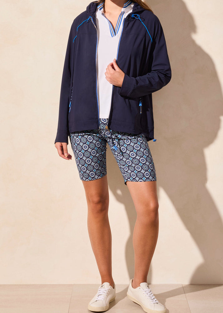 Active Hooded, Long Sleeve, Navy, Blue, Light Weight, Jacket, Summer activewear, Tribal Clothing Canada, Winnipeg, Manitoba, Canadian Clothing