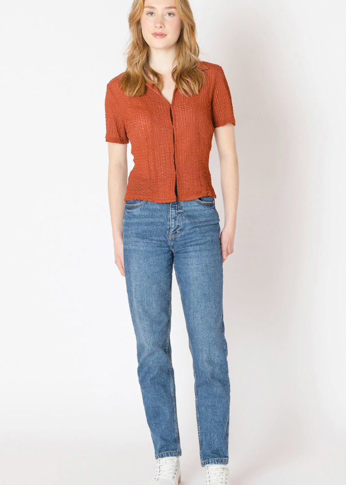 Monica Clasp Closure Top