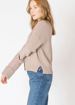 Molly Cuffed Crop Cardigan
