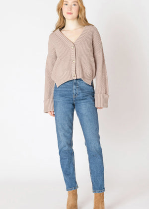 Molly Cuffed Crop Cardigan
