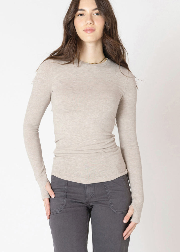 Long Sleeve, Heathered, Layering, Crewneck, Tee, Brushed Fabric, Dex Clothing, Winnipeg, Manitoba, Canada