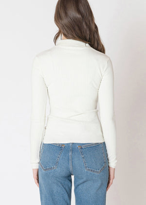 Nadine Half Zip Knit Top