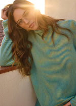 Sweater, 2 Tone, Color Block, Funnel Neck, Winnipeg, Manitoba, Canada, Tribal Clothing