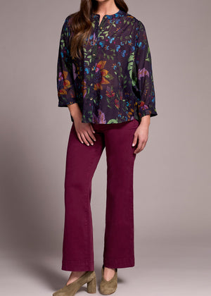 Flowy Dolman Sleeve Blouse