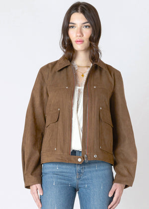 Oakley Faux Suede Bomber