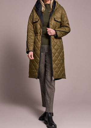 Reversible Long Puffer Jacket