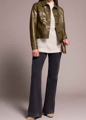 Shane Faux Leather Jacket