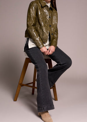 Shane Faux Leather Jacket