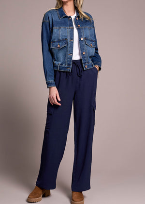Classic Cropped Jean Jacket