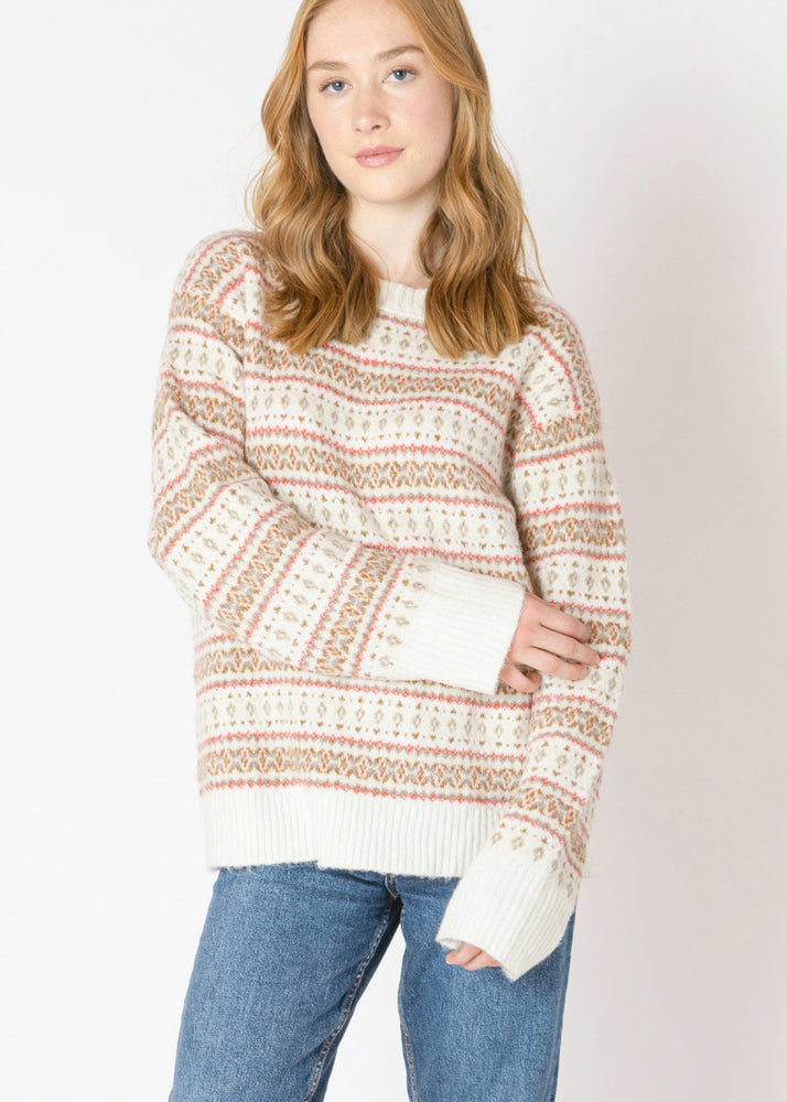 Fairisle Sweater, Cozy, Crew Neck, Soft, Long Sleeve, Dex Clothing, Winnipeg, Manitoba, Canada 