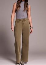 Wide Leg, Green, Olive, Brooke Fit, Full Length, Green Pants, Winnipeg, Manitoba, Canada, Tribal Fashion