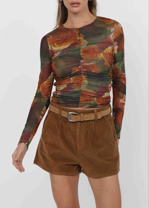 Heart Beats Mesh Top