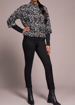 Tribal Fashion, Patter, Mock Neck, Loose Sweater, Top, Fooler Sleeve, Winnipeg, Manitoba, Canada