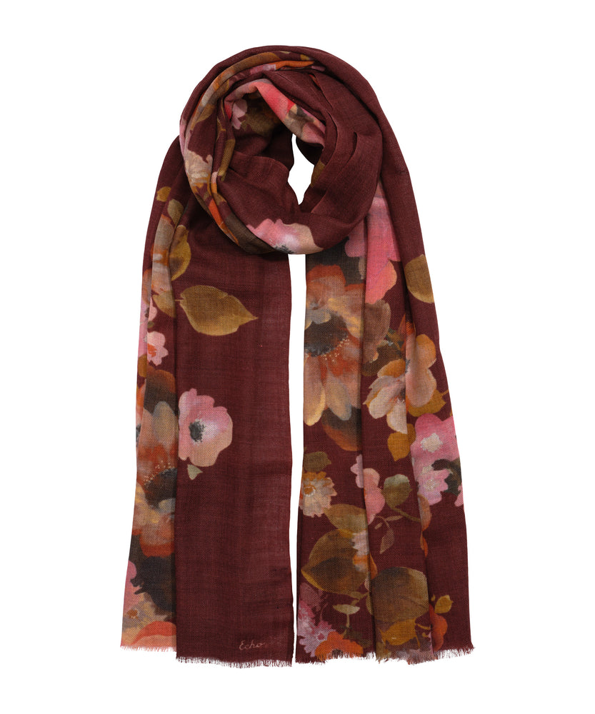 Painted Floral Wrap