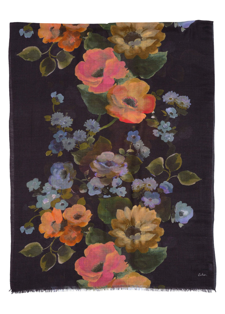 Painted Floral Wrap