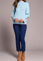 Funnel neck sweater, long sleeve, bell sleeve, Winnpeg, Manitoba, Canada, Tribal Fashion