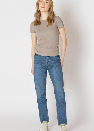 Fitted Ribbed Tee
