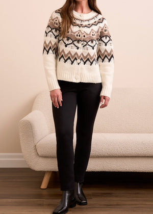 Christie Button Front Sweater