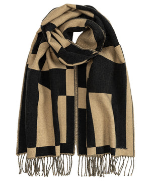 Geo Jacquard Scarf