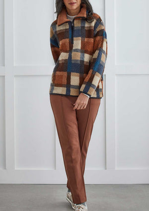 Margaret Teddy Zip Up Jacket