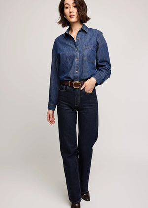 Whitney Denim Button Down Shirt