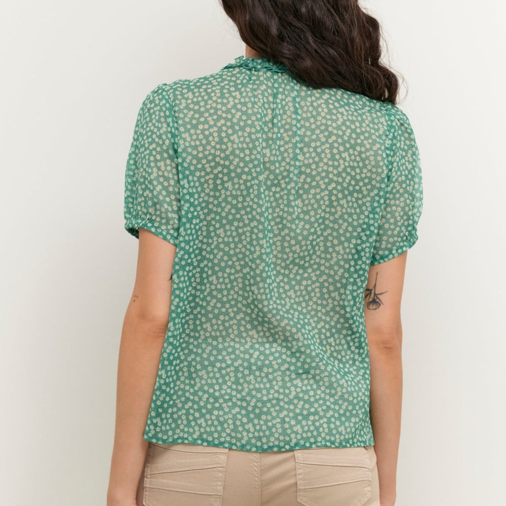 Kinia Ruffle Front Blouse
