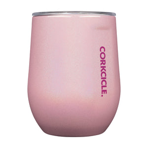 Corkcicle unicorn magic cotton candy stemless wine cup with lid