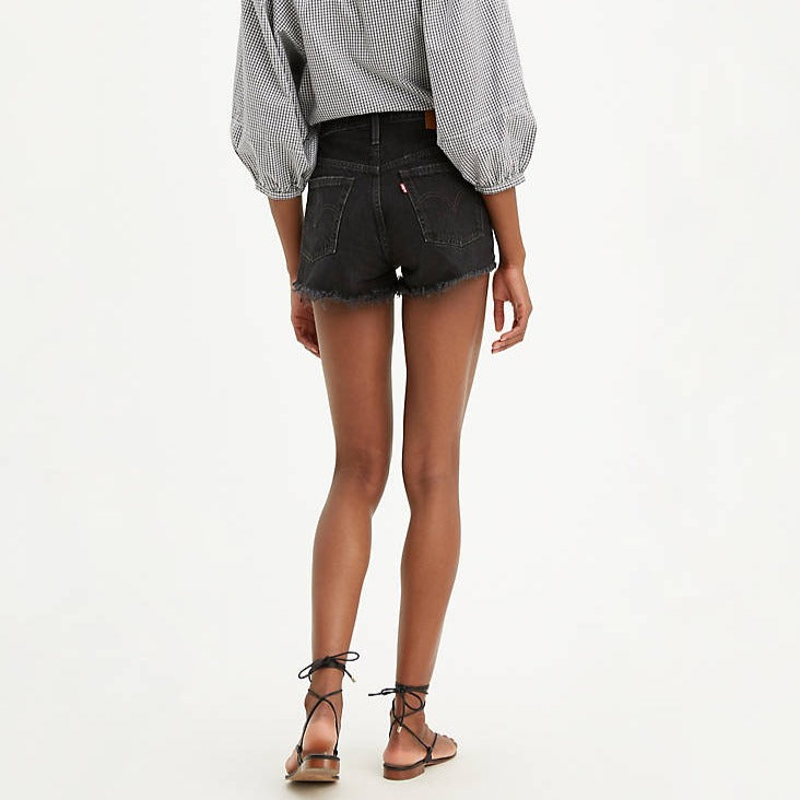 Levis 501 black short shorts