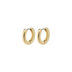 Pilgrim Jewelry Tyra chunky gold plated hoop earrings Manitoba Canada