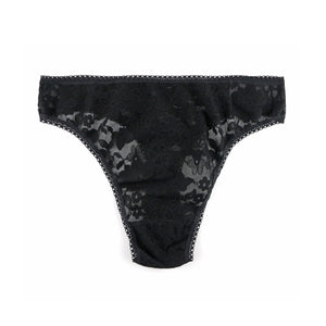 
            
                Load image into Gallery viewer, Hanky Panky daily lace high cut black thong Manitoba Canada
            
        